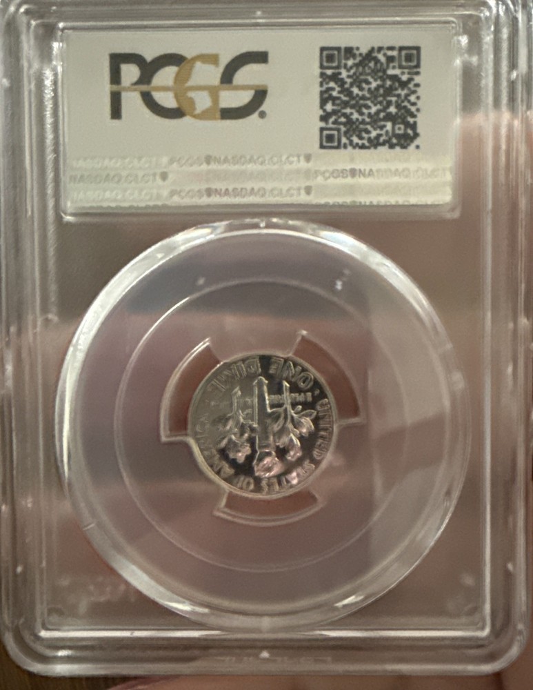 1958 ROOSEVELT DIME PCGS PR 67 90% SILVER
