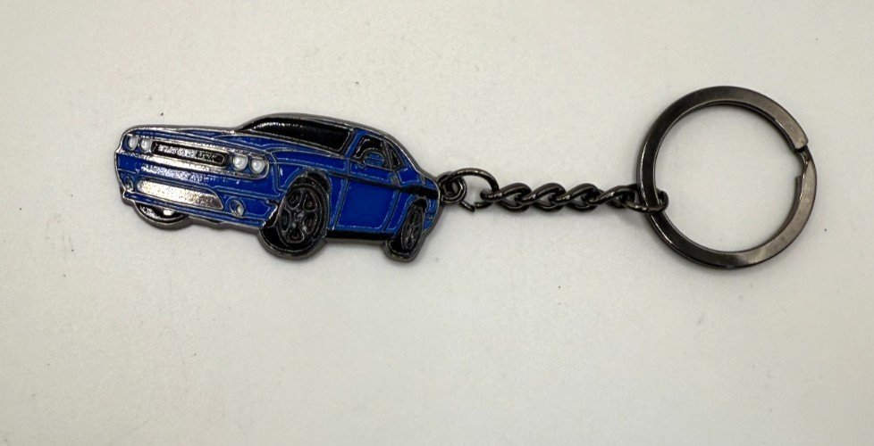 Dodge Challenger Metal Key Chain