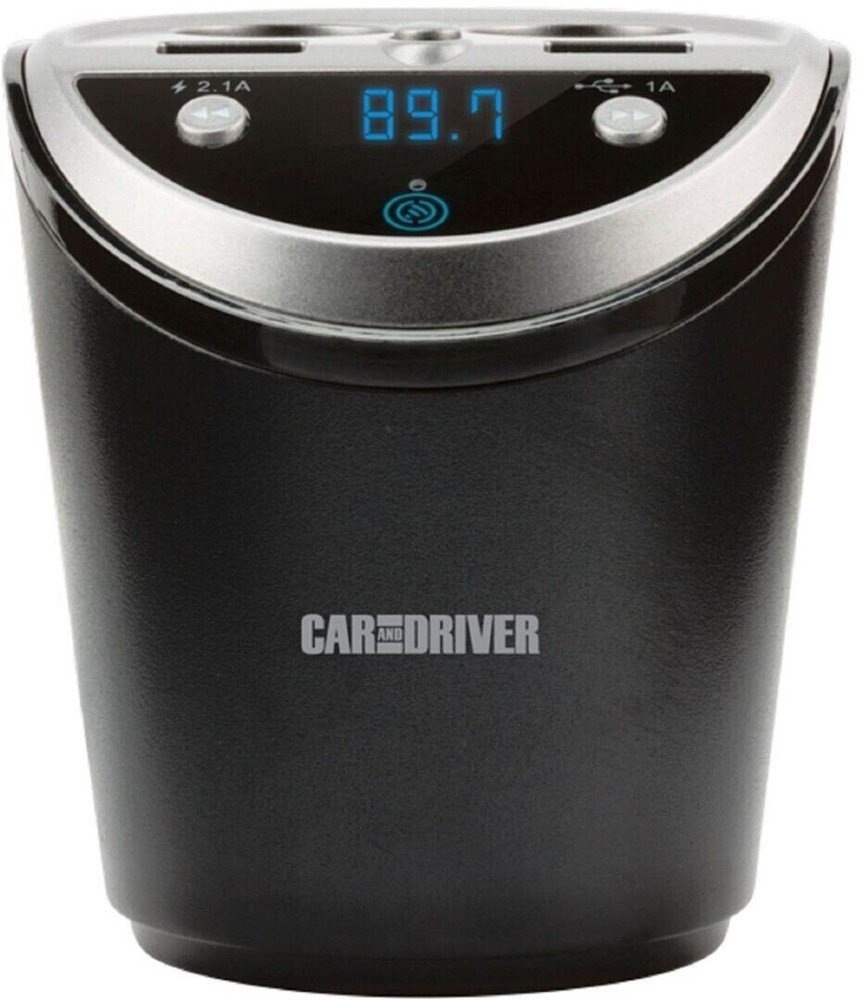 Car and Driver Bluetooth Power Station FM Transmitter & 4 Port Charger (CAD4057)