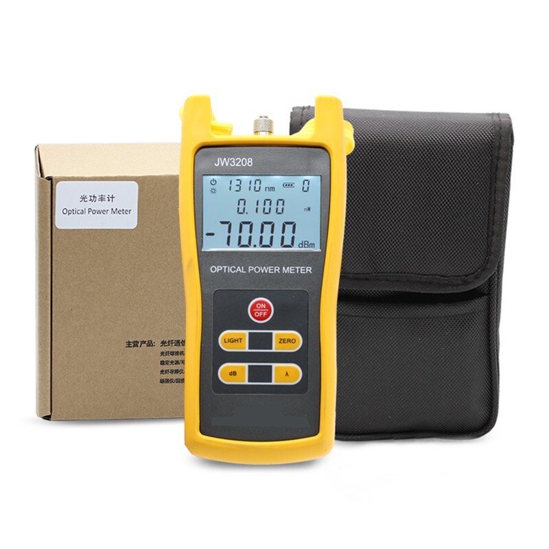 Optical Power Meter Fiber Optical Laser Light Source Power Meter Range -50~+26dB