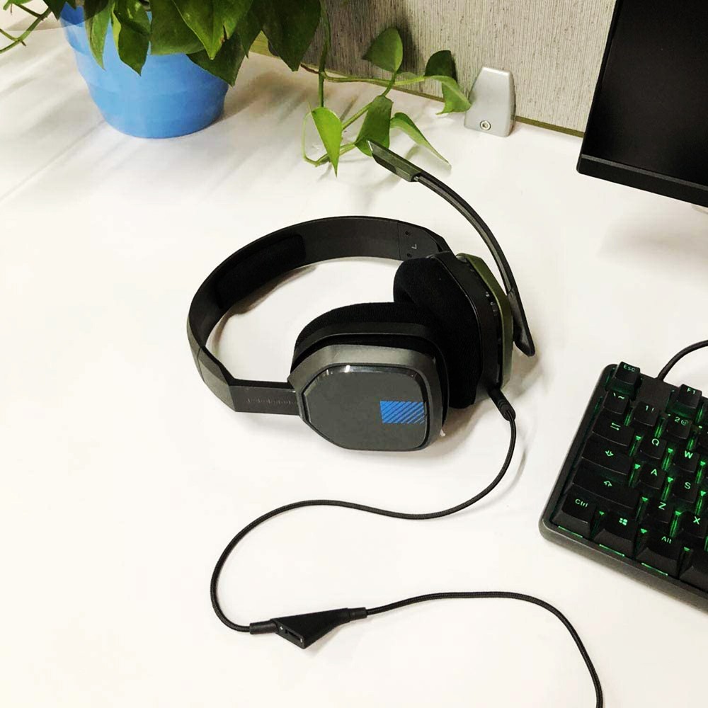Replacement Audio Cable Cord Volume Control for Astro A10 A40 Gaming Headset 2M