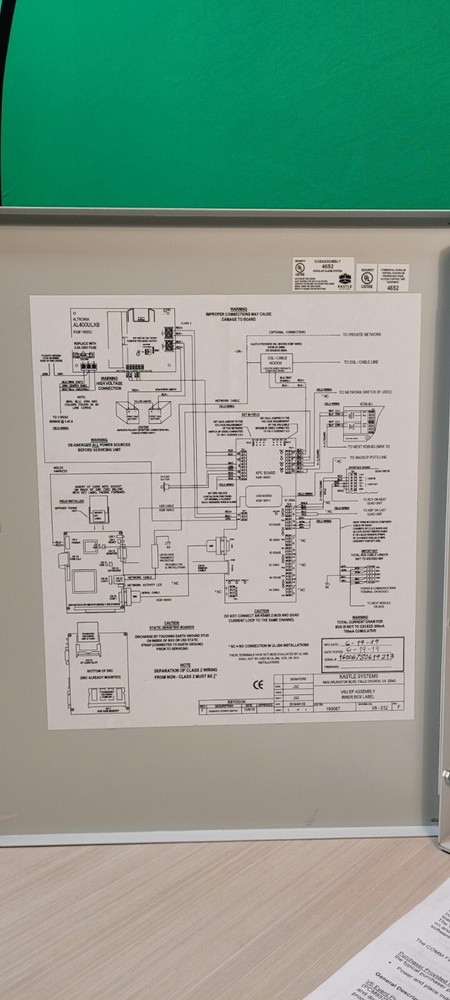 Kastle Systems V6 V6U Event Processor Intelligent Controller