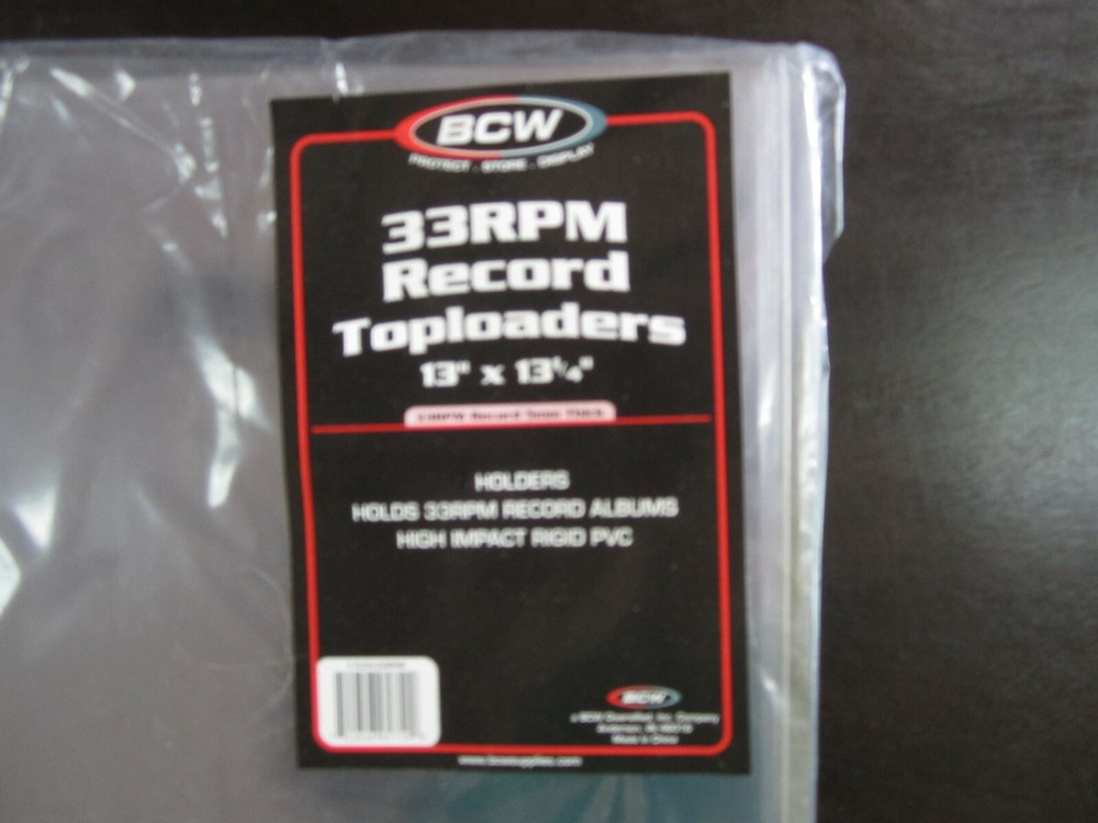 BCW Record Toploader 33RPM 13'' x 13-1/4''