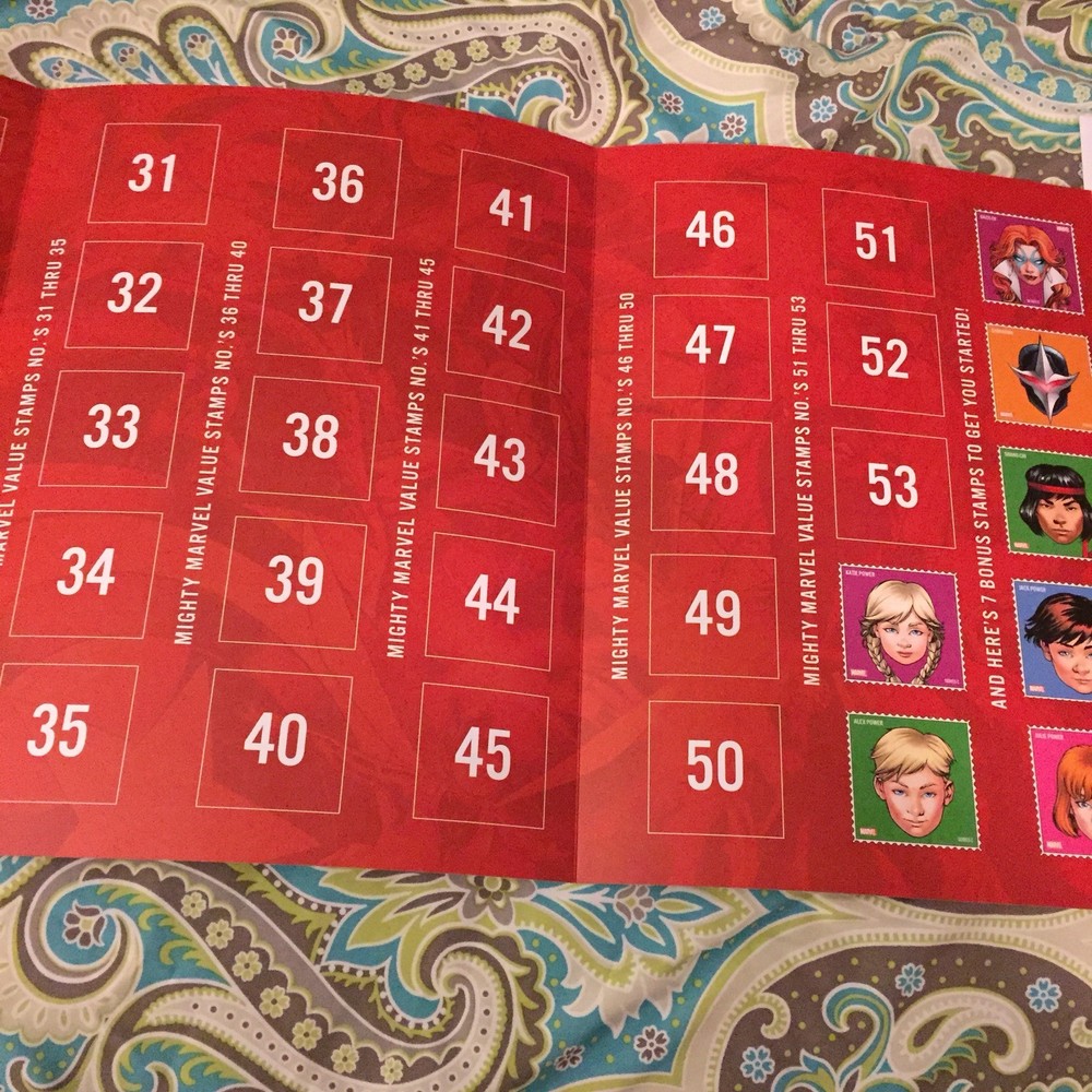 Marvel Value Stamp Book