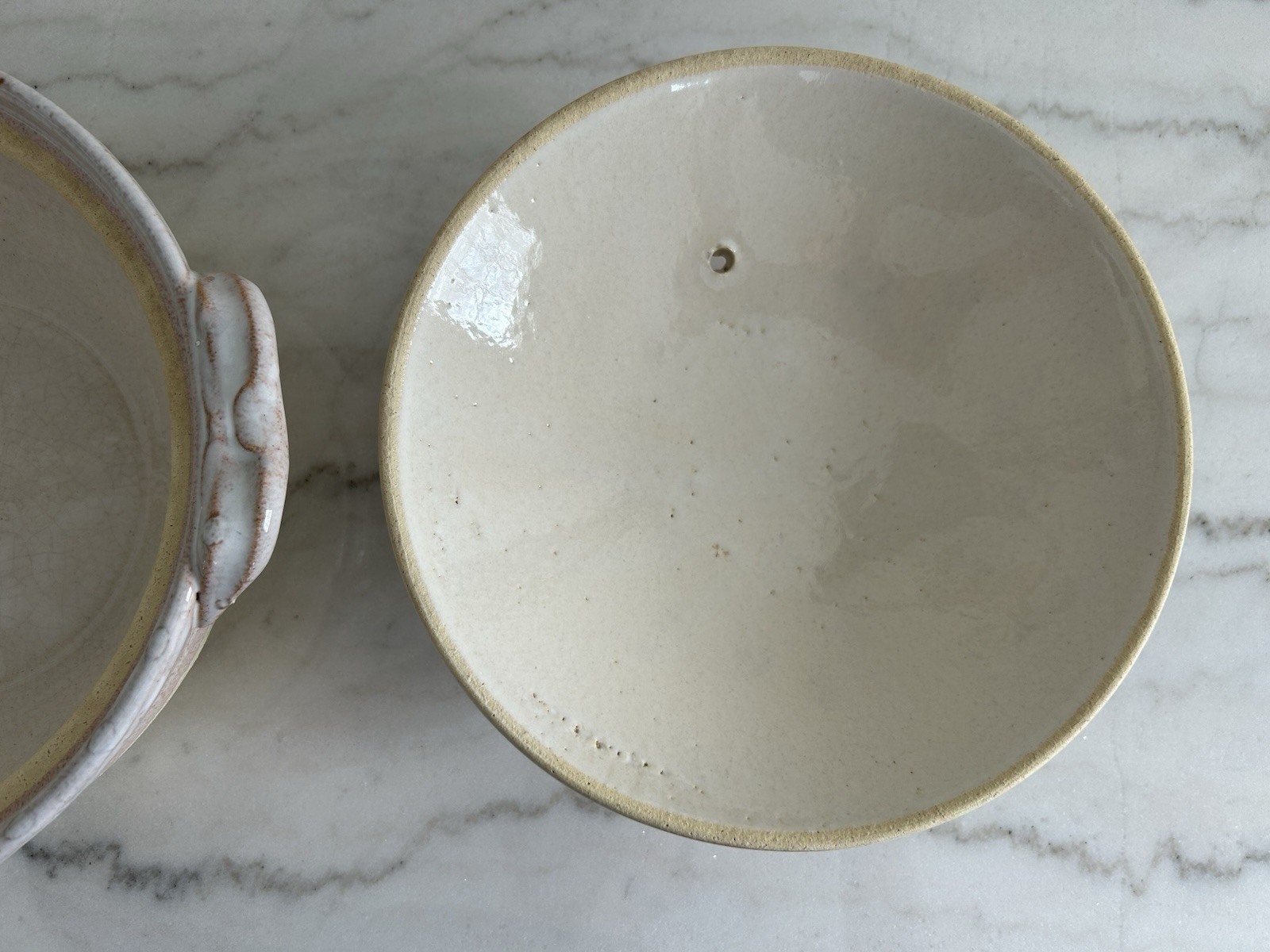 Large Vintage Japanese Banko Shino Ware Donabe Clay Earthenware Pot