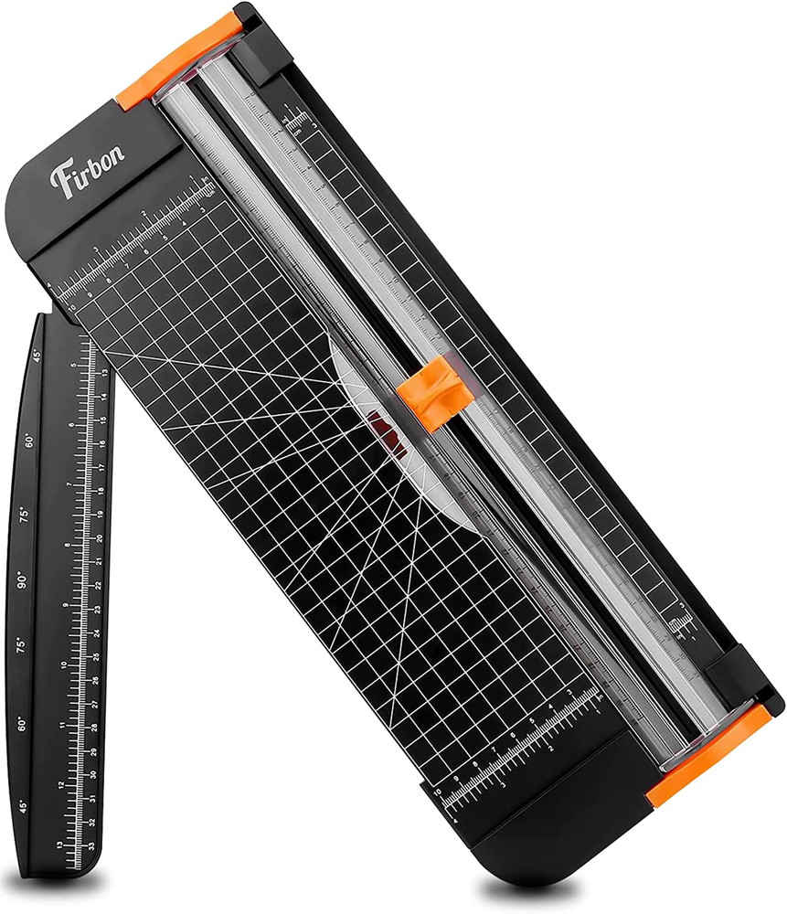A4 Paper Cutter 12 Inch Titanium Paper Trimmer Scrapbooking Tool with Automatic
