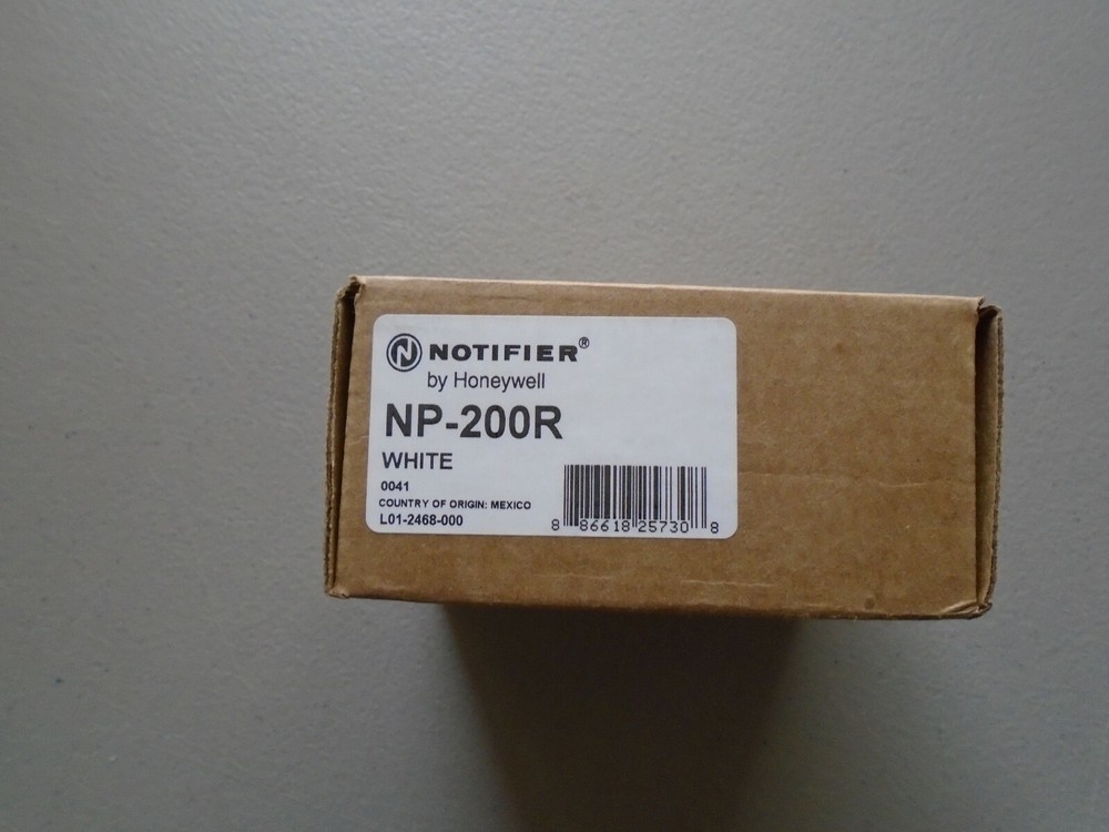 NOTIFIER NP-200R   (WHITE)  "NEW"