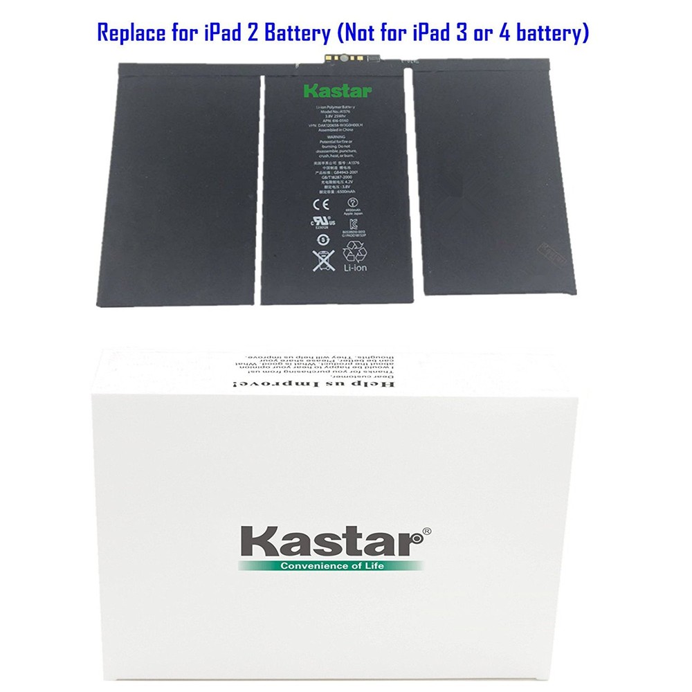 Replacement Battery for Apple iPad 2 2nd Gen Generation Internal Battery