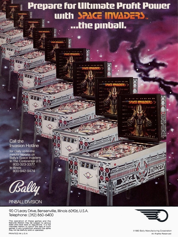 1980 Bally Space Invaders Pinball Machine Rubber Ring Kit