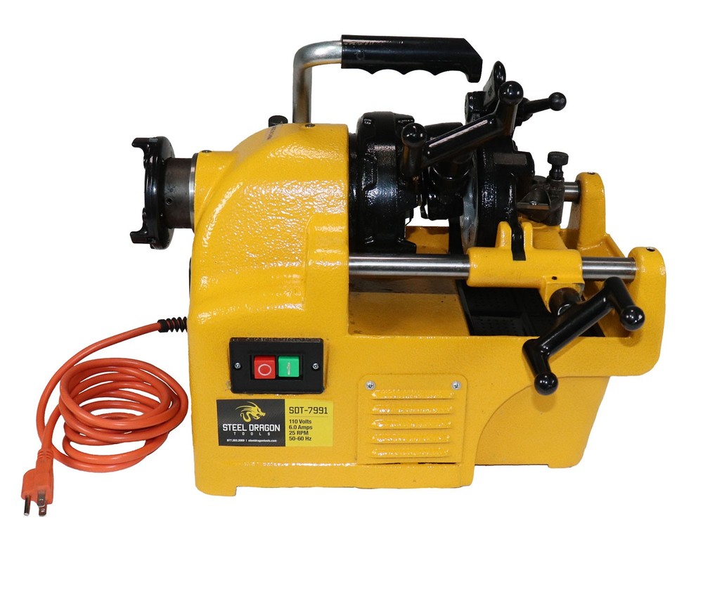 Steel Dragon Tools® 7991 1/2"- 1" Pipe Threader Threading Machine and Die Head