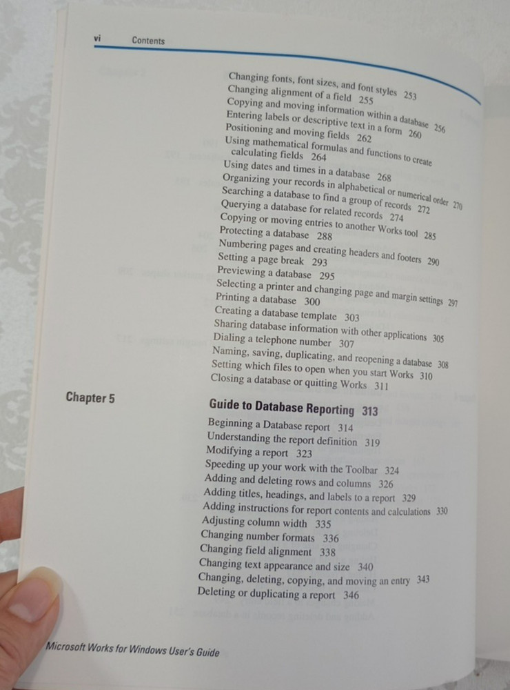 Vintage Microsoft Works 2.0 User's Guide Reference Book PB 1991