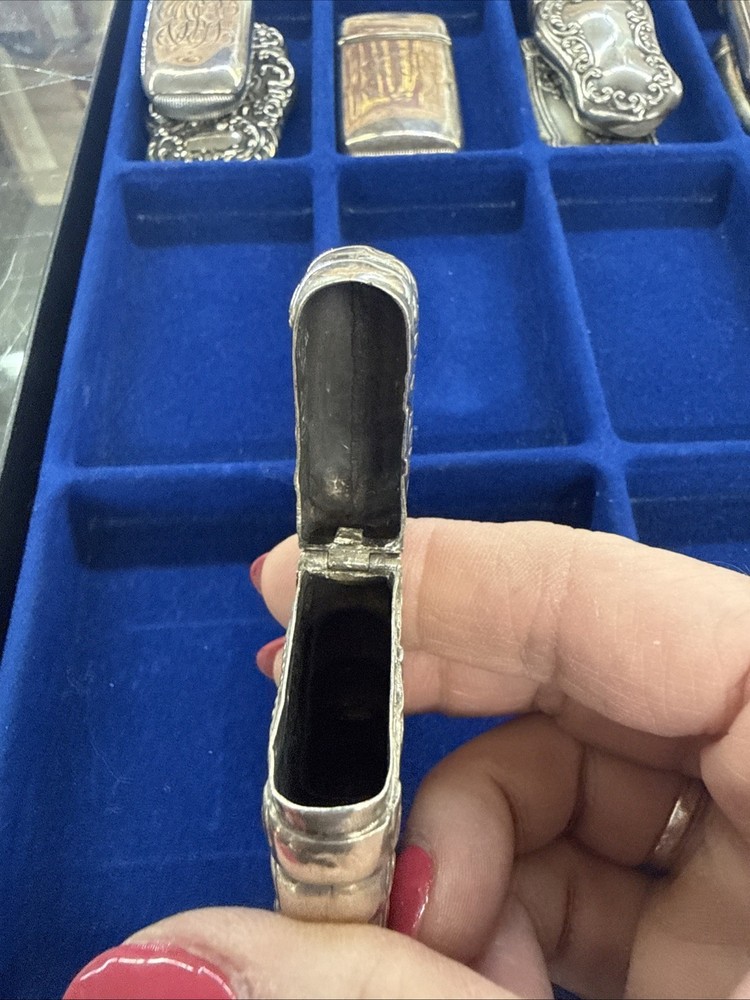 Antique Sterling Silver match safe