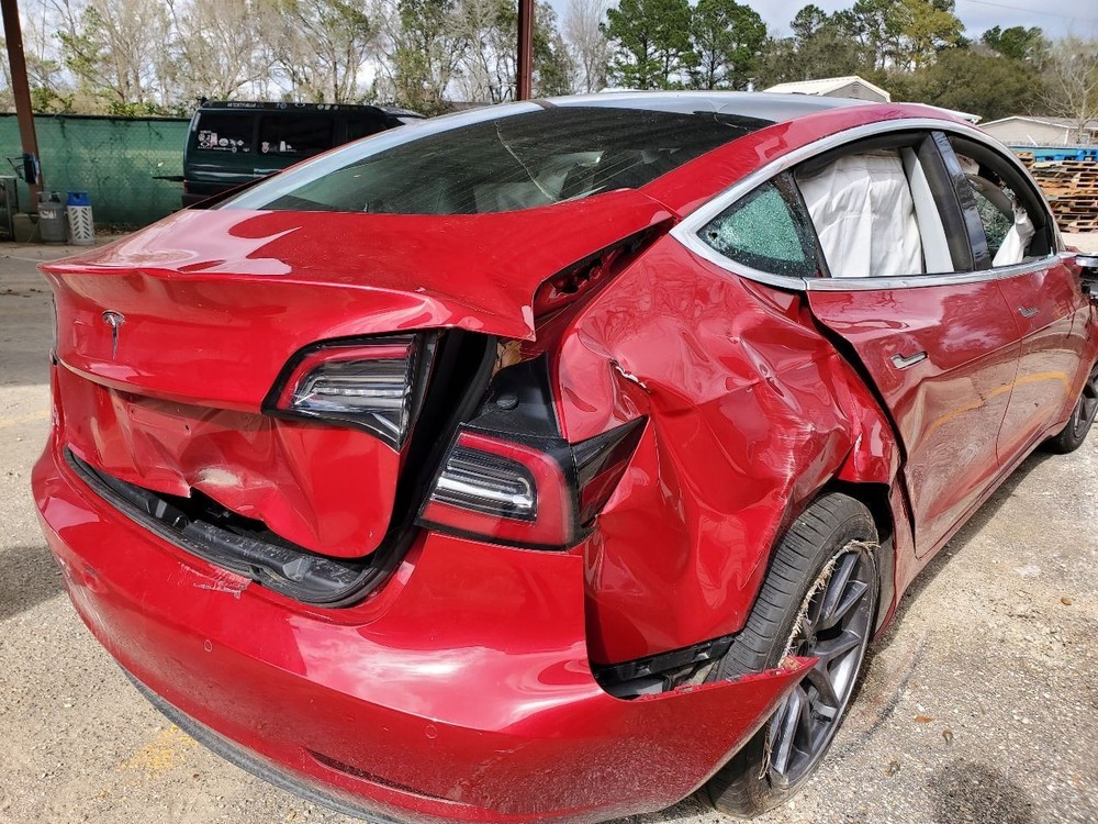 2020 Tesla Model 3 OEM Trunk Mounted with Release Button