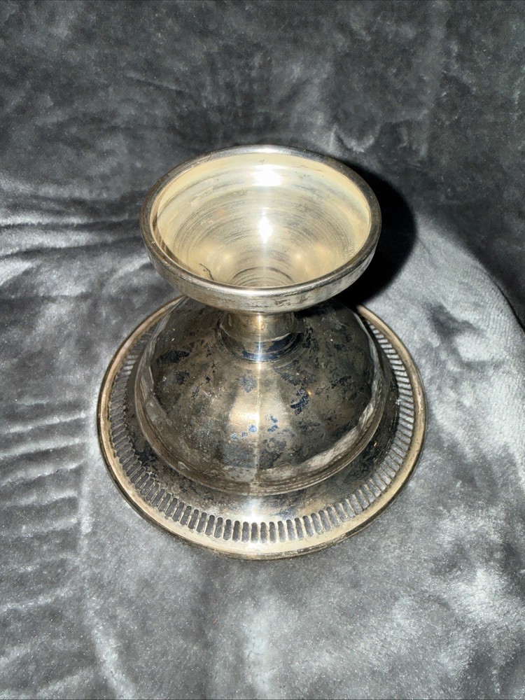 Silver Plated Pedestal Candy Dish VTG