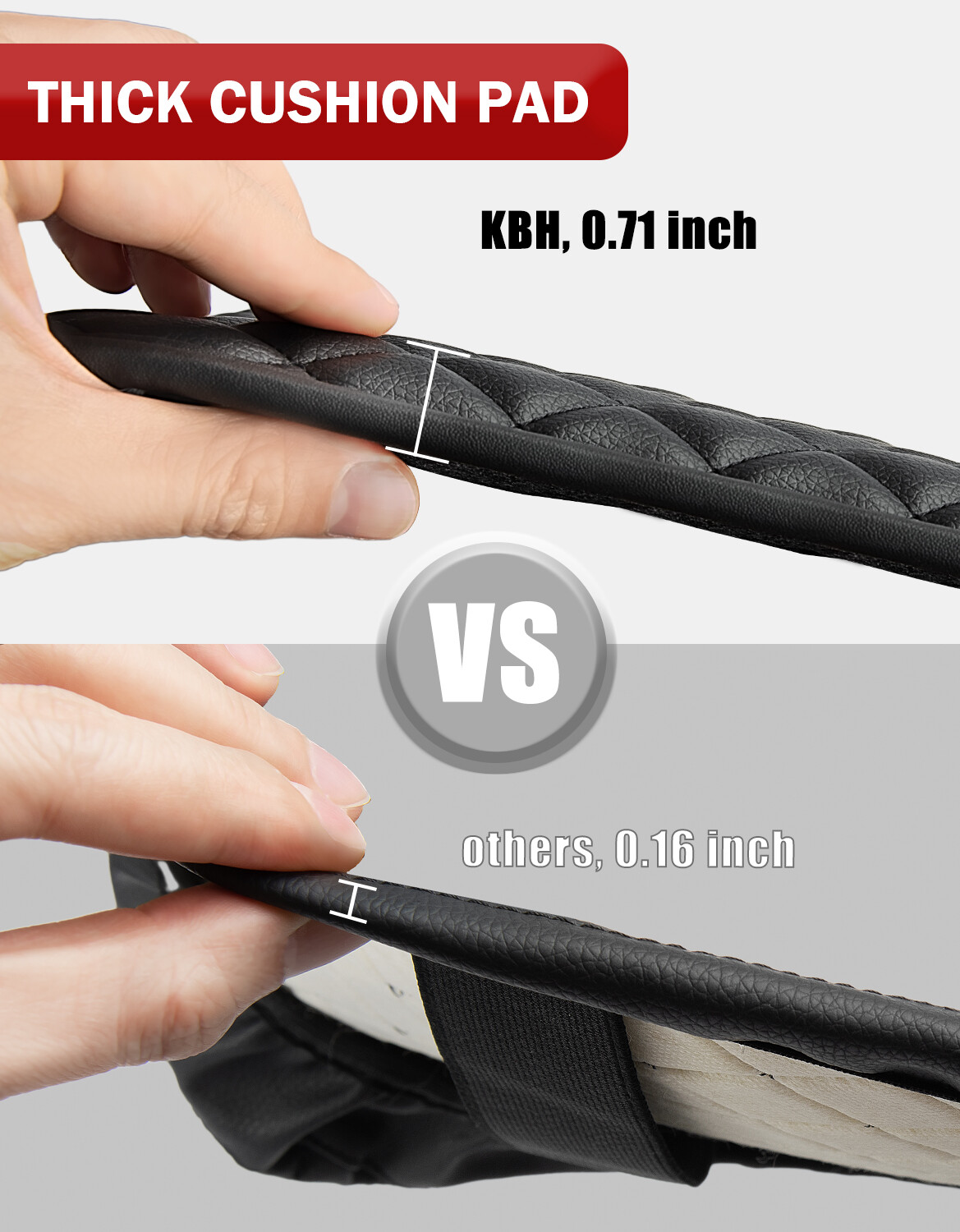 For GMC Sierra 2007-2014 Center Console Armrest Lid Leather Cover Cushion Pad