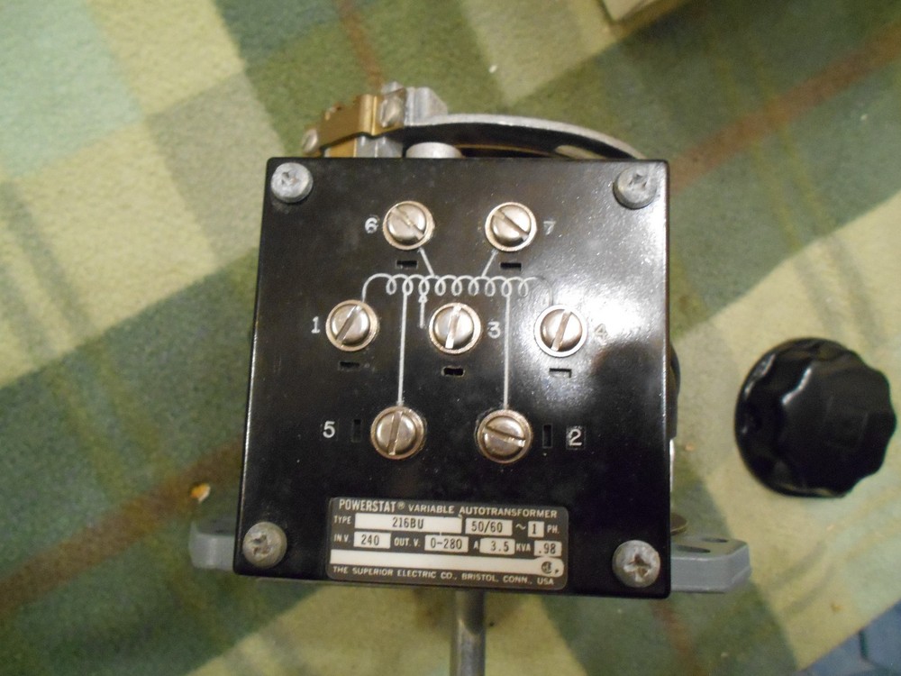 Superior Electric Powerstat 216BU Variable Autotransformer