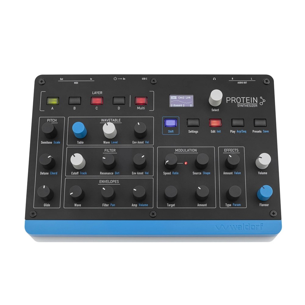 Waldorf Protein Wavetable Desktop Synthesizer