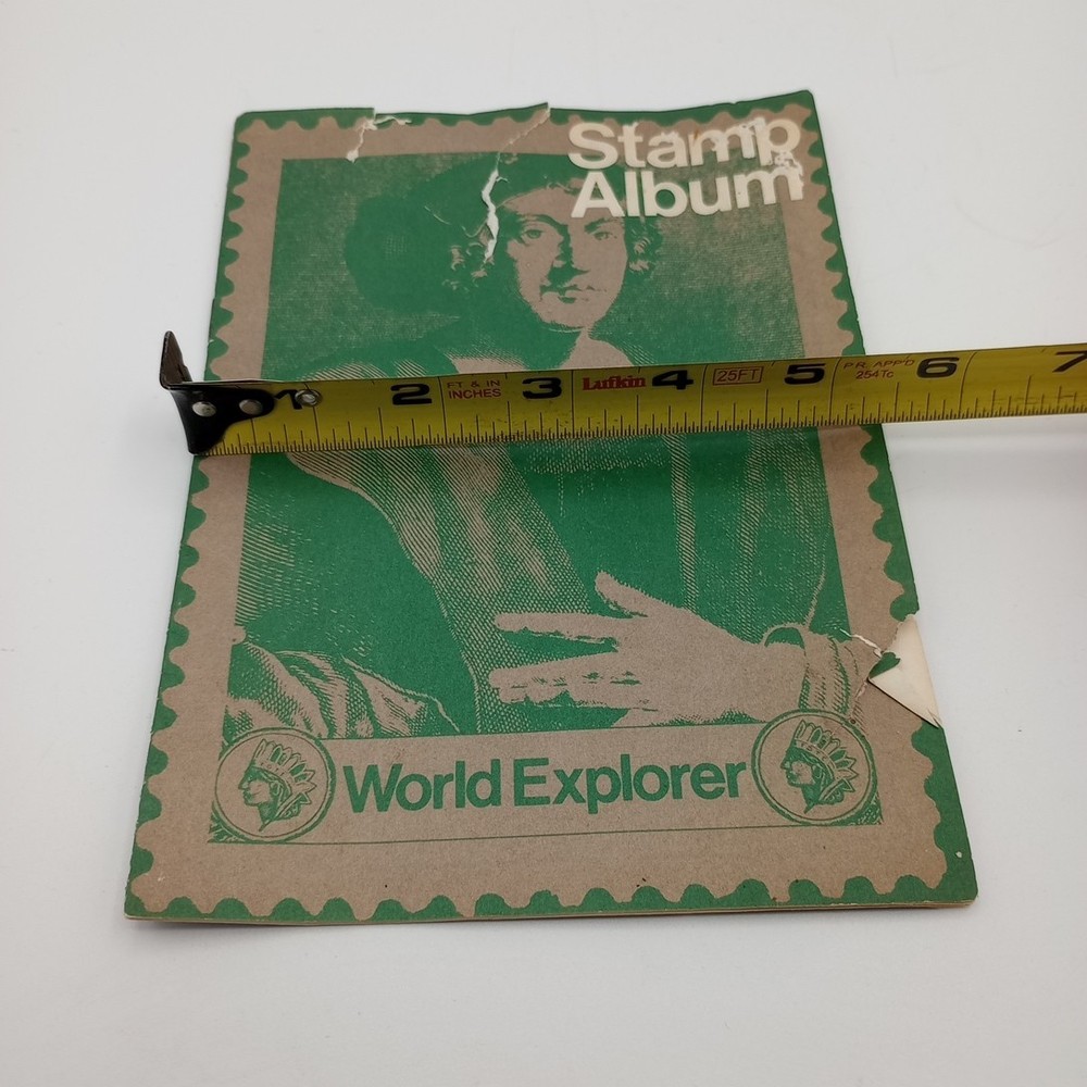 1973 United States Learning Corporation Stamp Album World Explorer READ