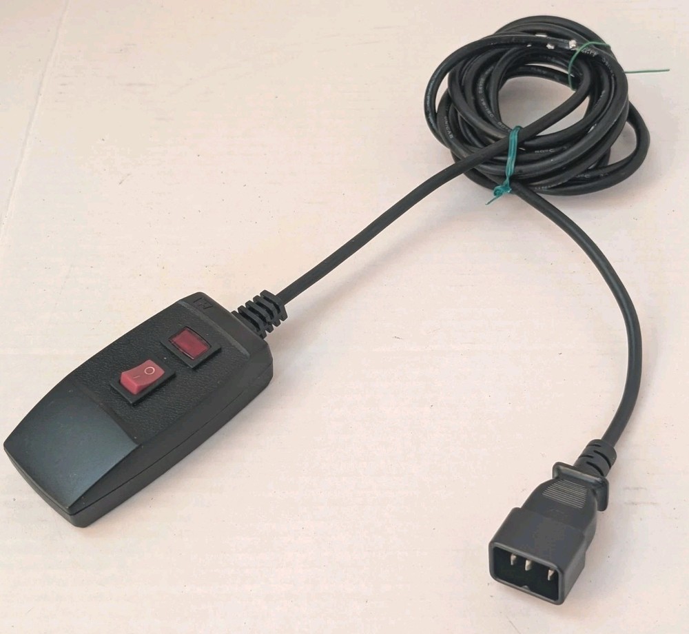 Fog Machine smoke Controller Power Switch Plug On Off Green Red Black Button