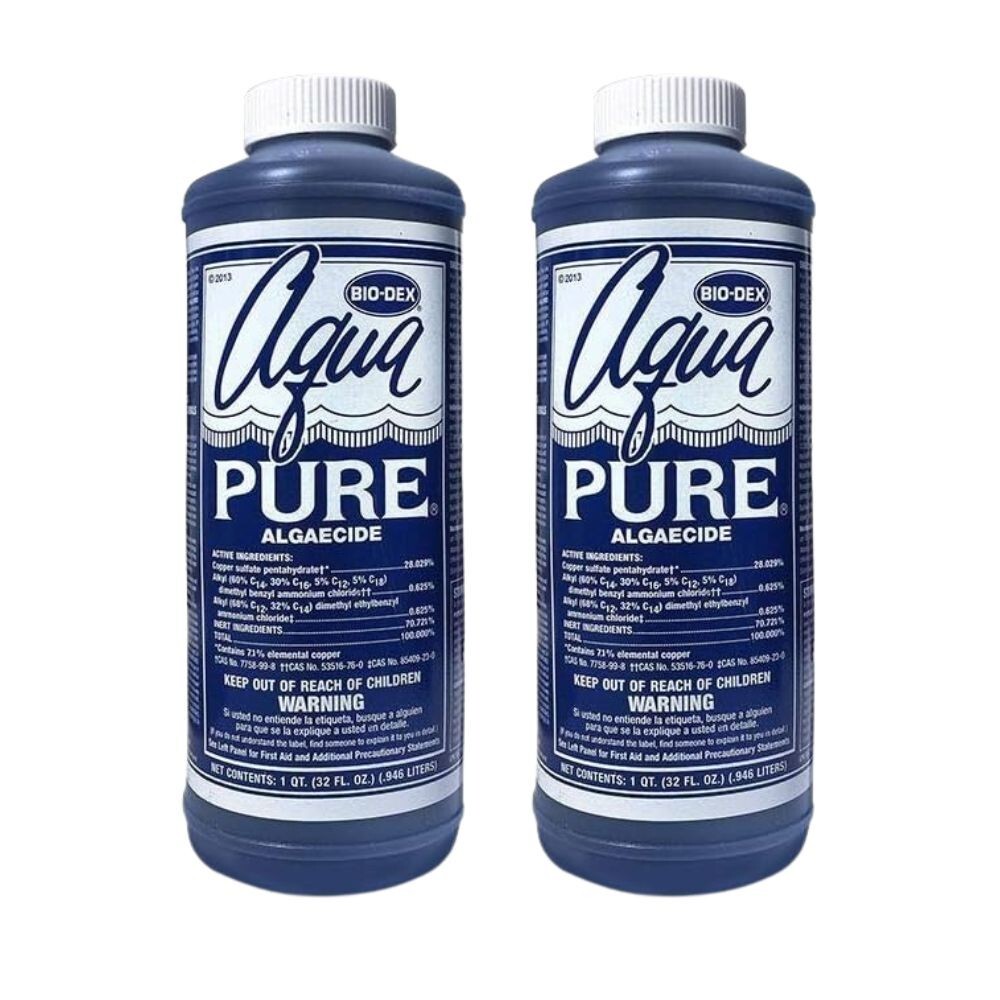 Bio-Dex Aqua Pure Algaecide 32 ounce AP132 2 Pack