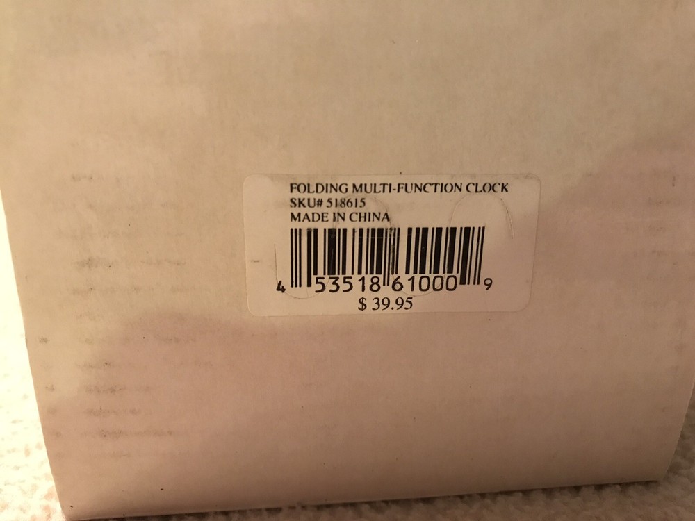 VINTAGE NEW! DANBURY MULTI-FUNCTION CLOCK THERMOMETER & HYGROMETER ENGRAVABLE