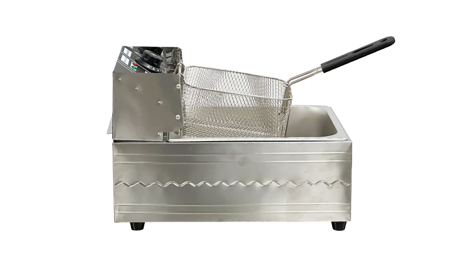 NEW 6L 1600W Electric Deep Fryer Single Tank Basket Commercial Restaurant