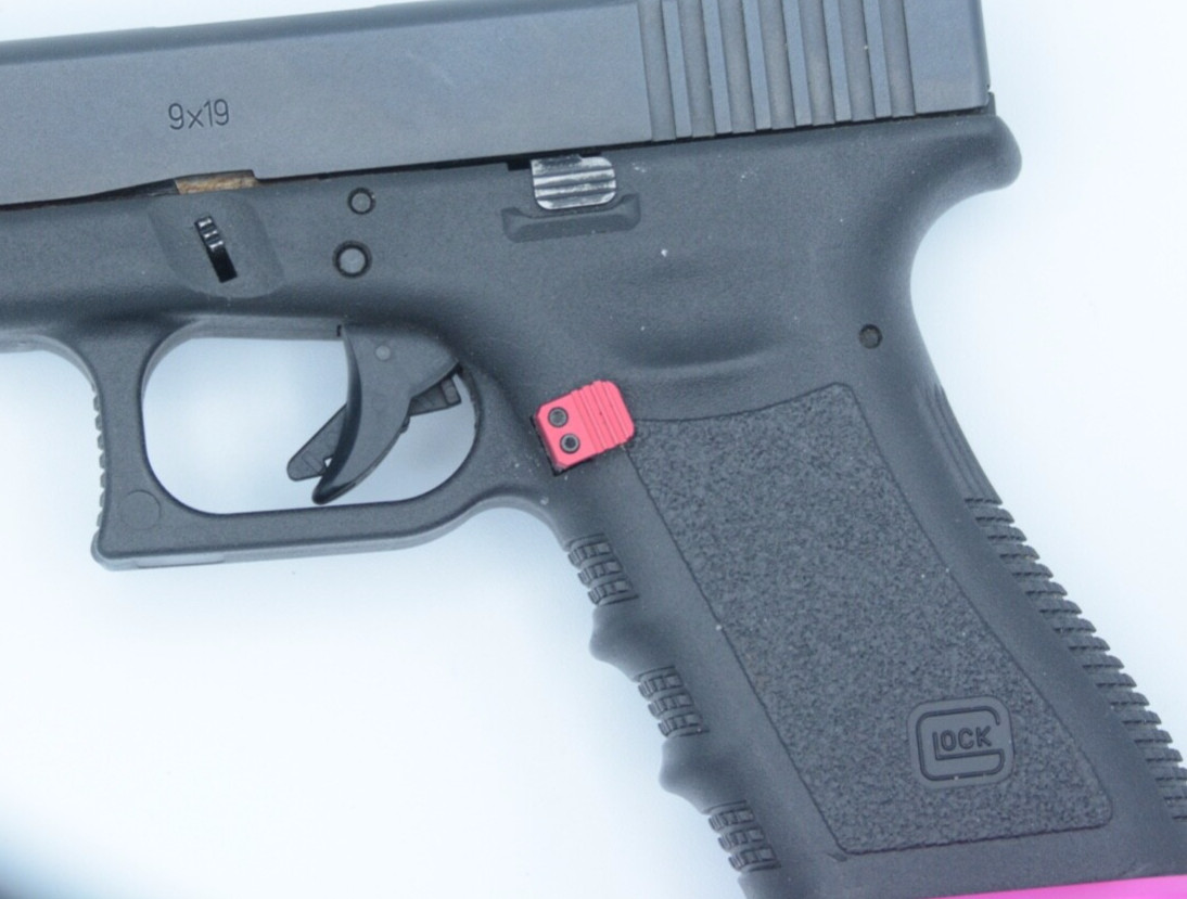 For Glock Extended Aluminum Magazine Release Gen 1 2 3 9mm,. 40cal, .357