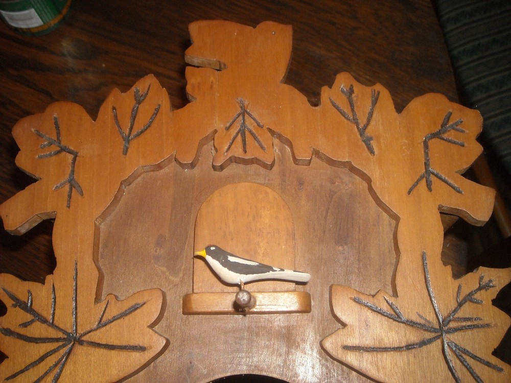 Sessions electric cuckoo clock case used