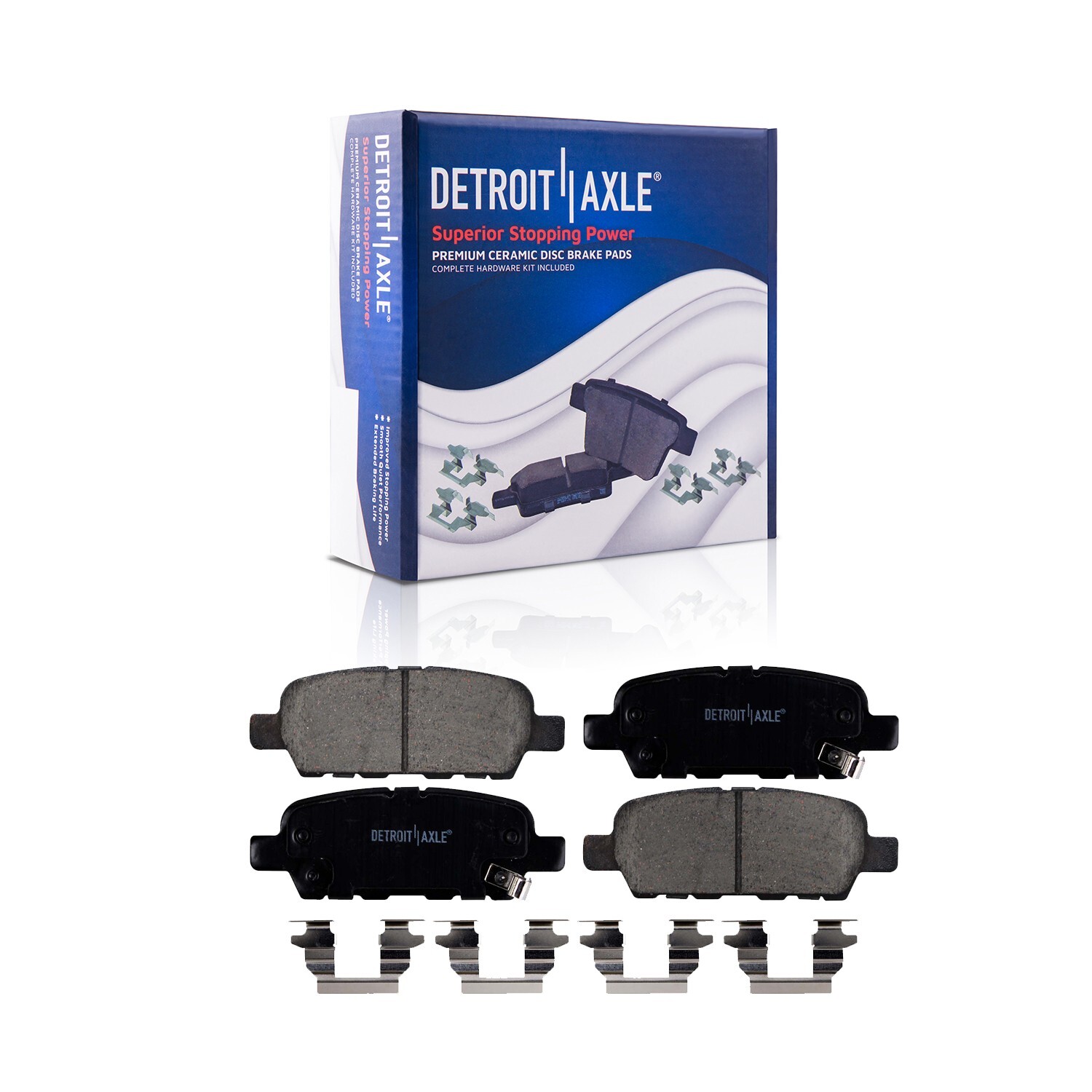 Front & Rear Disc Rotors Ceramic Brake Pads Kit for 2013-2015 2016 Nissan Sentra