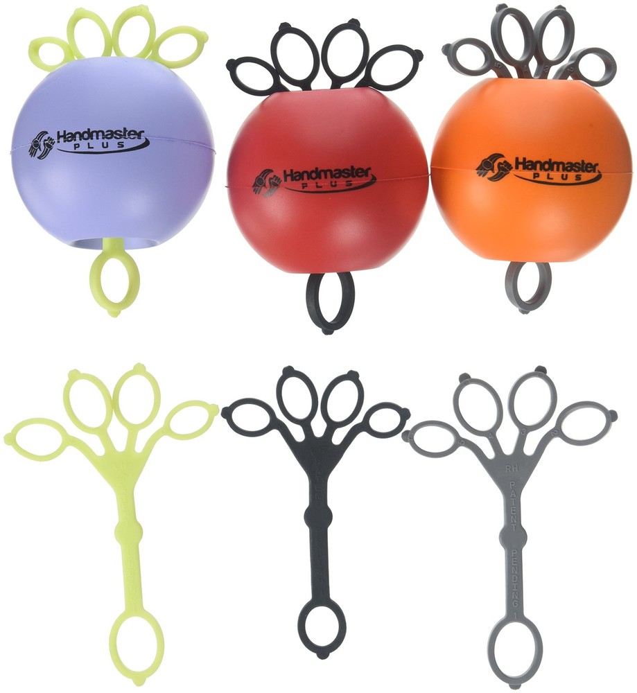 Handmaster Plus Physical Therapy Hand Exerciser - 9 Piece Set, Multicolor