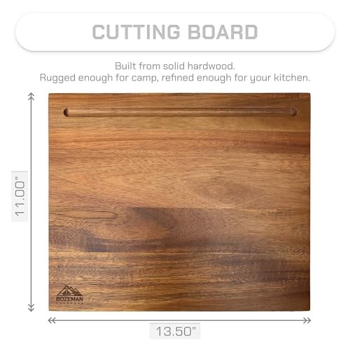Camping Cutting Board Set — Camping Kitchen Essentials, Camp Knife Set —