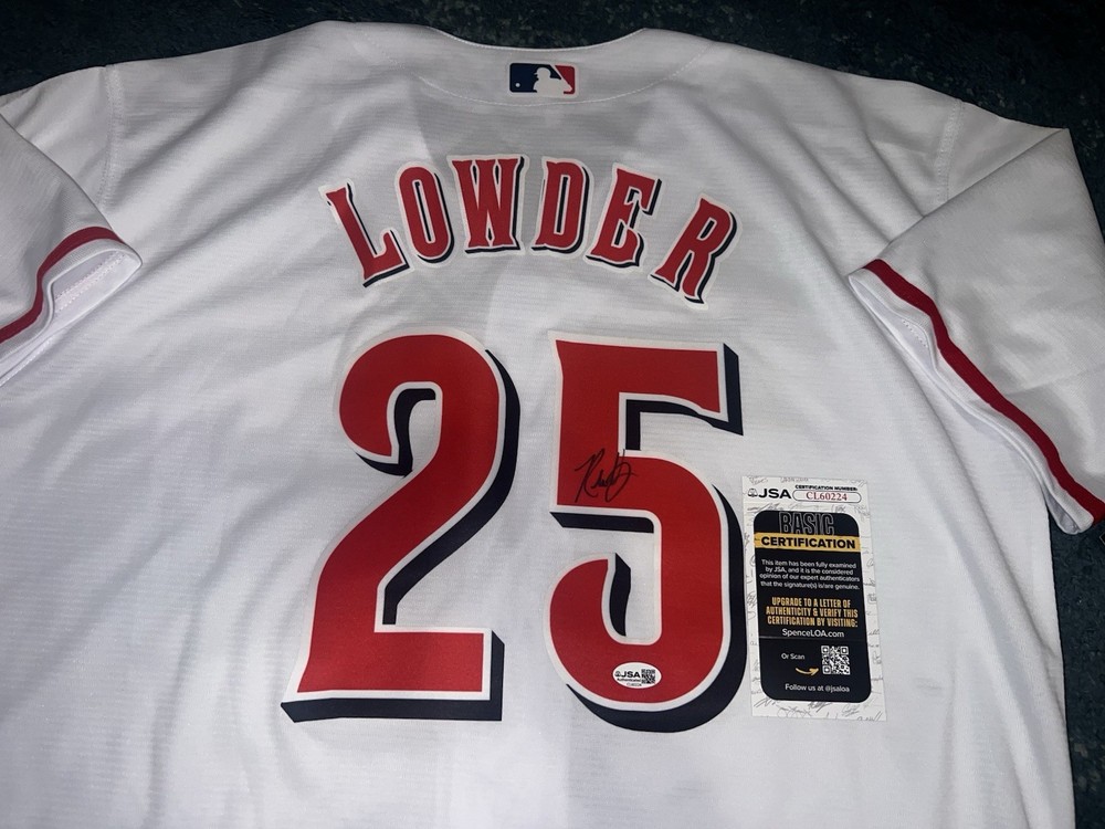 Rhett Lowder Signed Cincinnati Reds Jersey All Star Ace JSA Auth