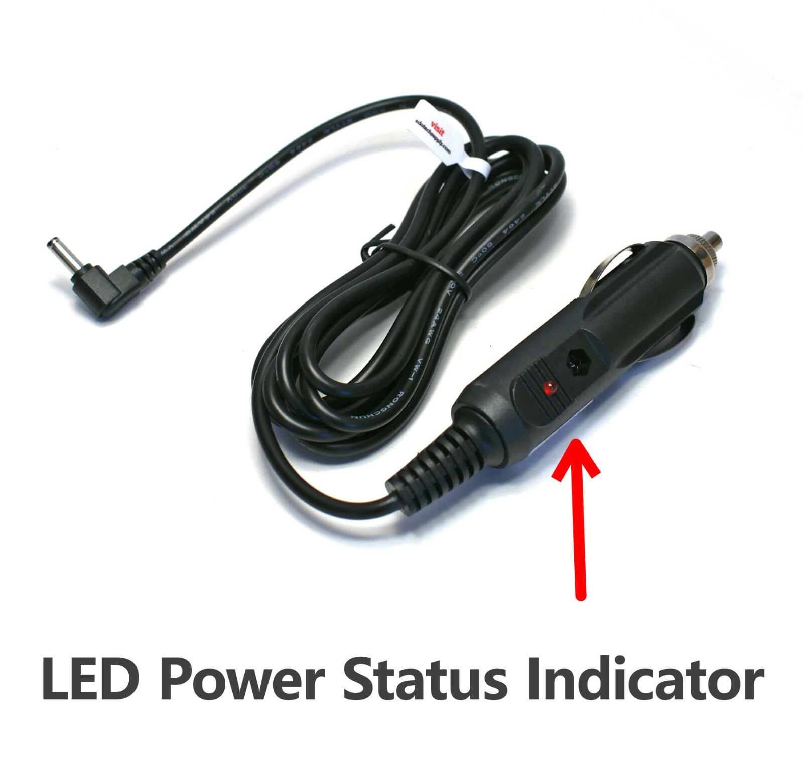 6.5' DC Vehicle Straight Car Power Cord Cable for Whistler Radar Laser Detector