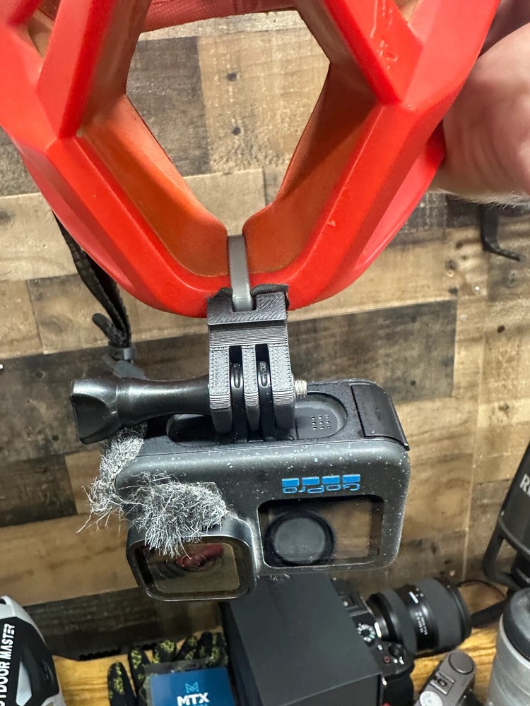Fox Proframe Helmet - 3D Printed GoPro Chin Mount
