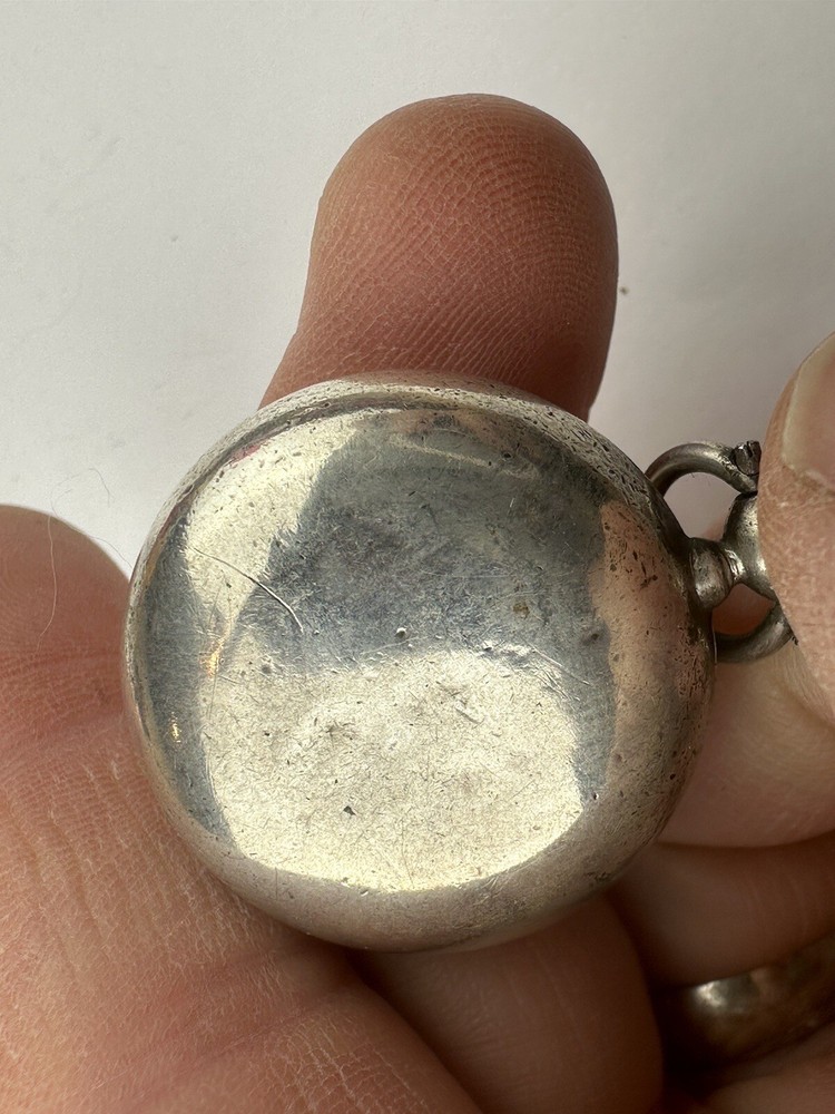 Antique Solid Silver Hallmarked Sovereign Single Case Available Worldwide