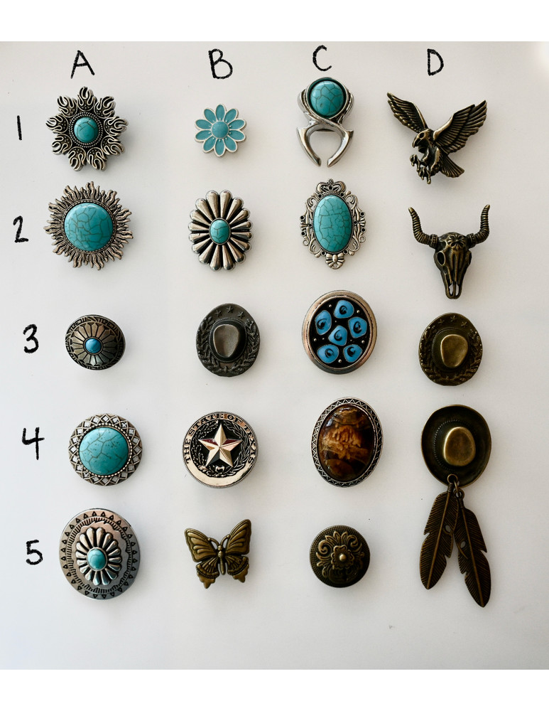 Assorted Bolo Parts for Bolo Ties
