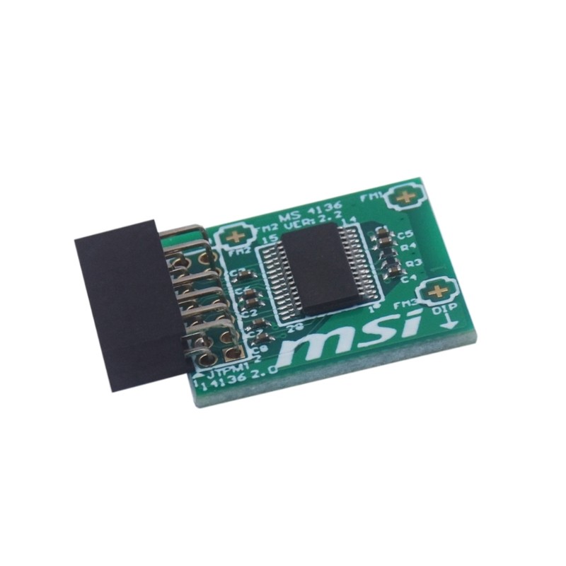 TPM MS-4136 Trusted Platform Module PCB Computer Adapter TPM2.0 Security Module