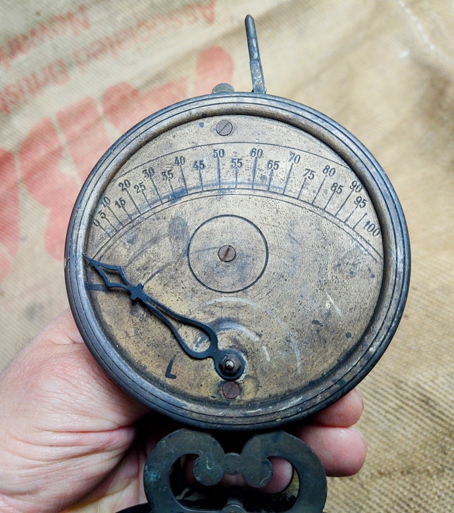 Rare Antique Postal Scale Balance missing pan