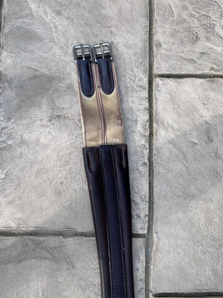 Beautiful Brown Padded Leather Girth - 52”