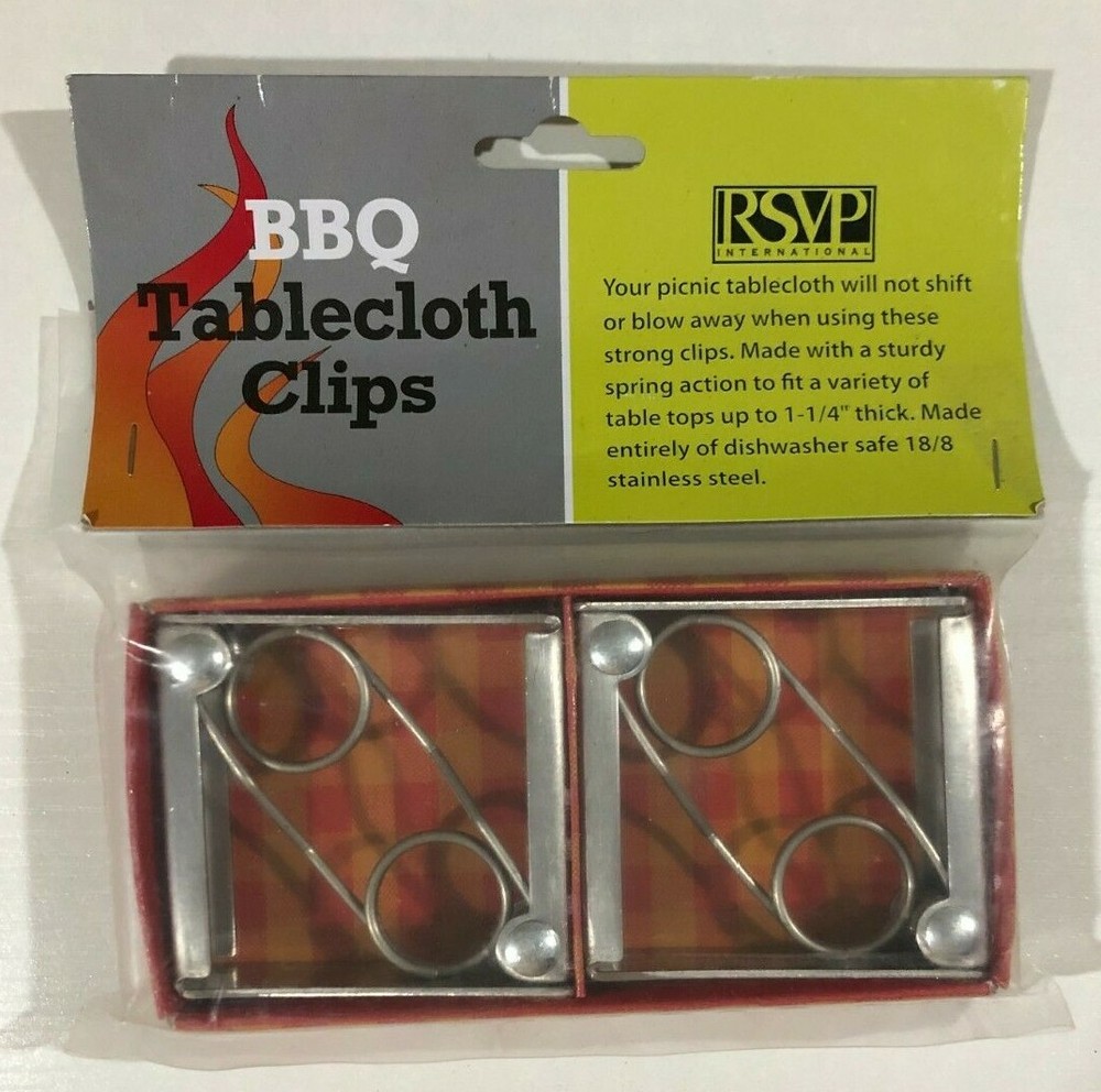 RSVP - Endurance Tablecloth Clips - NEW