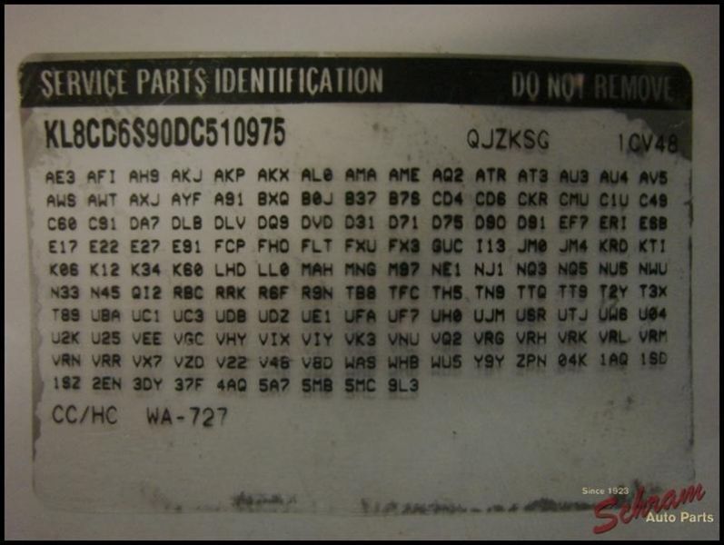13 SPARK TIMING COVER 1346063