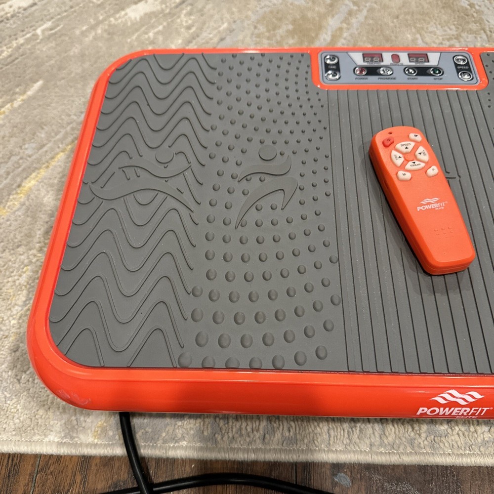 Powerfit Elite ETF012C-SMART Vibration Exercise Platform w/ Remote - Tested