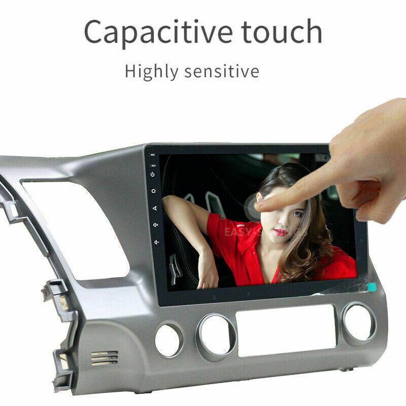 10.1" Android 13.0 Car GPS Stereo Radio Carplay for Honda CIVIC 2006-2011 w/CAM