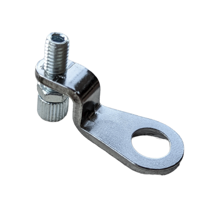 Old school BMX rotor stem bolt upper brake cable stop/adjuster CHROME