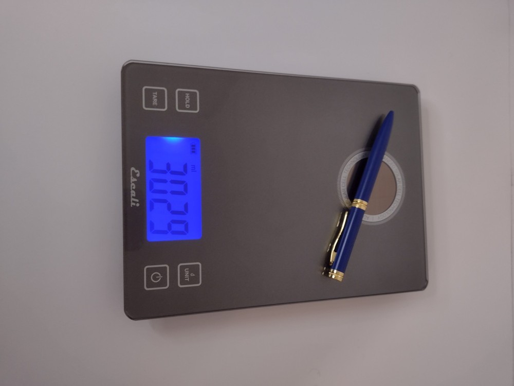 Escali Digital Kitchen Scale with USB Cable And Solar Charge