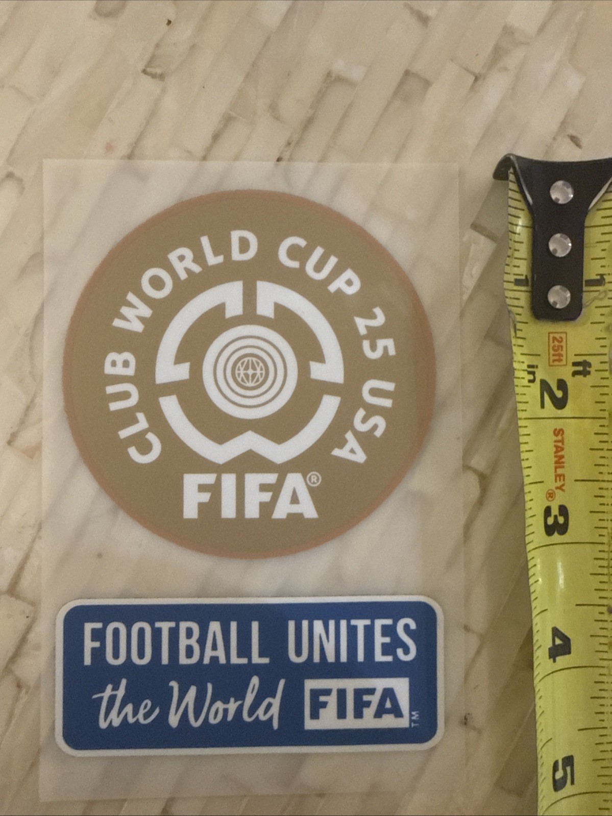 2025 USA FIFA Club World Cup Jersey Sleeve Player Size Badge Patch Iron print on