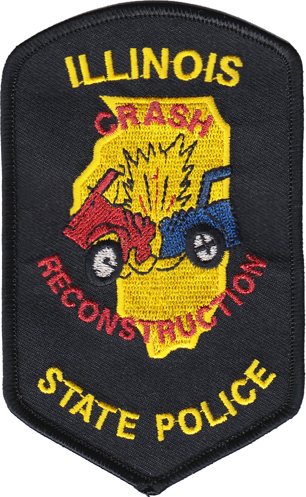 ILLINOIS STATE POLICE SHOULDER PATCH: Crash Reconstruction