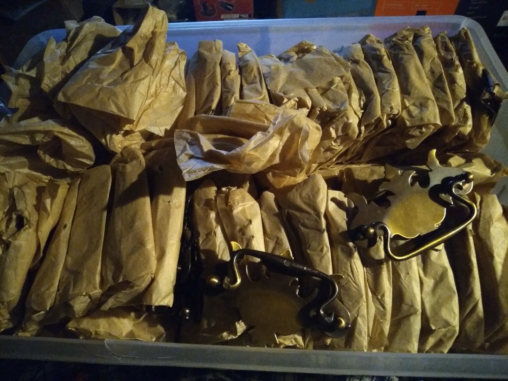 Brass Chippendale Handle 3" Center -- Quantity Available