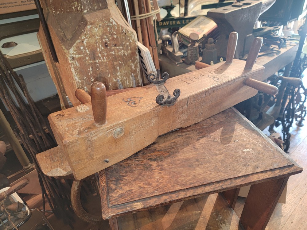 Antique Primitive 1764 Wood Plane