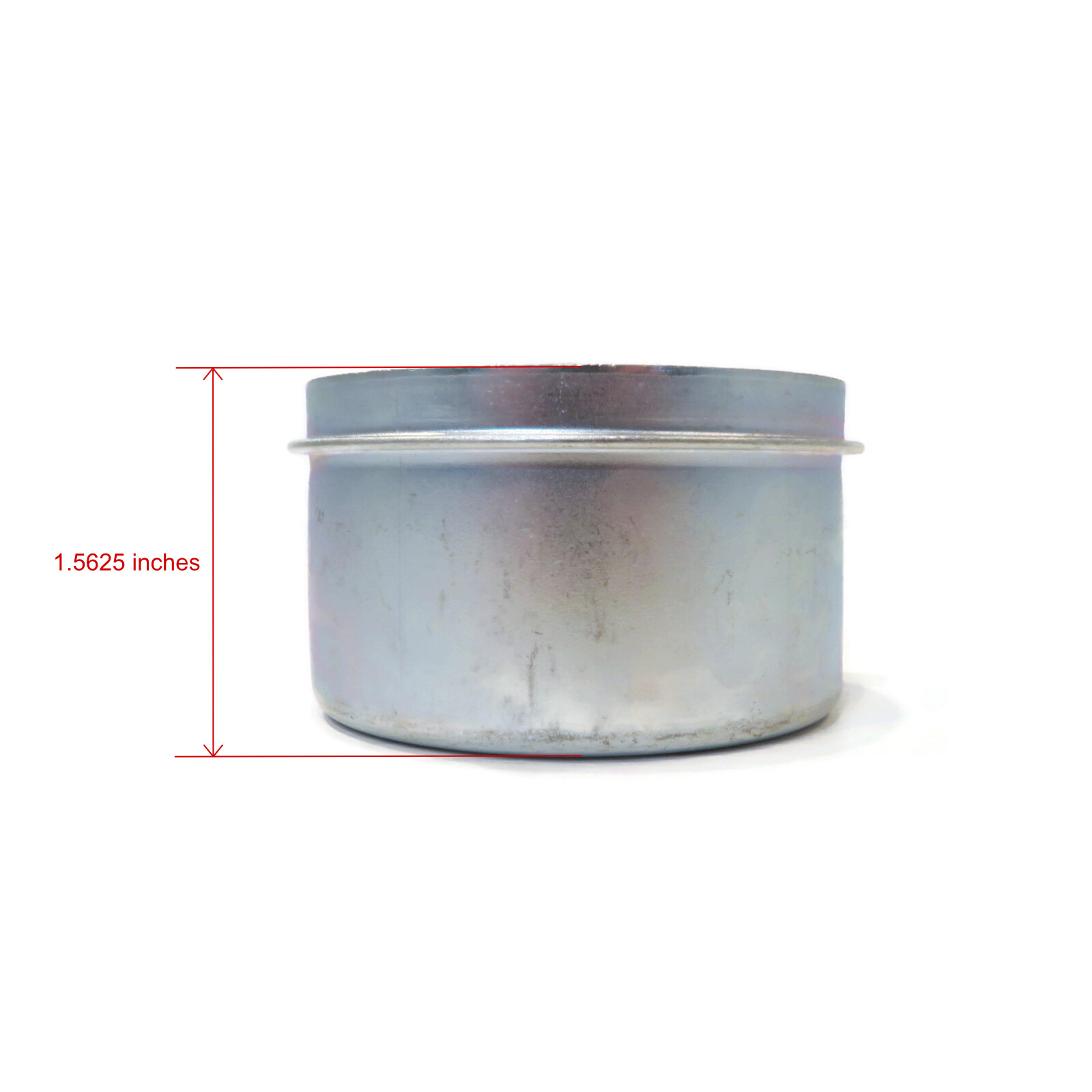 (Pack of 4) Grease Caps, 2.72", with Rubber Plugs for 8 Lug Hub, Trailer Axles